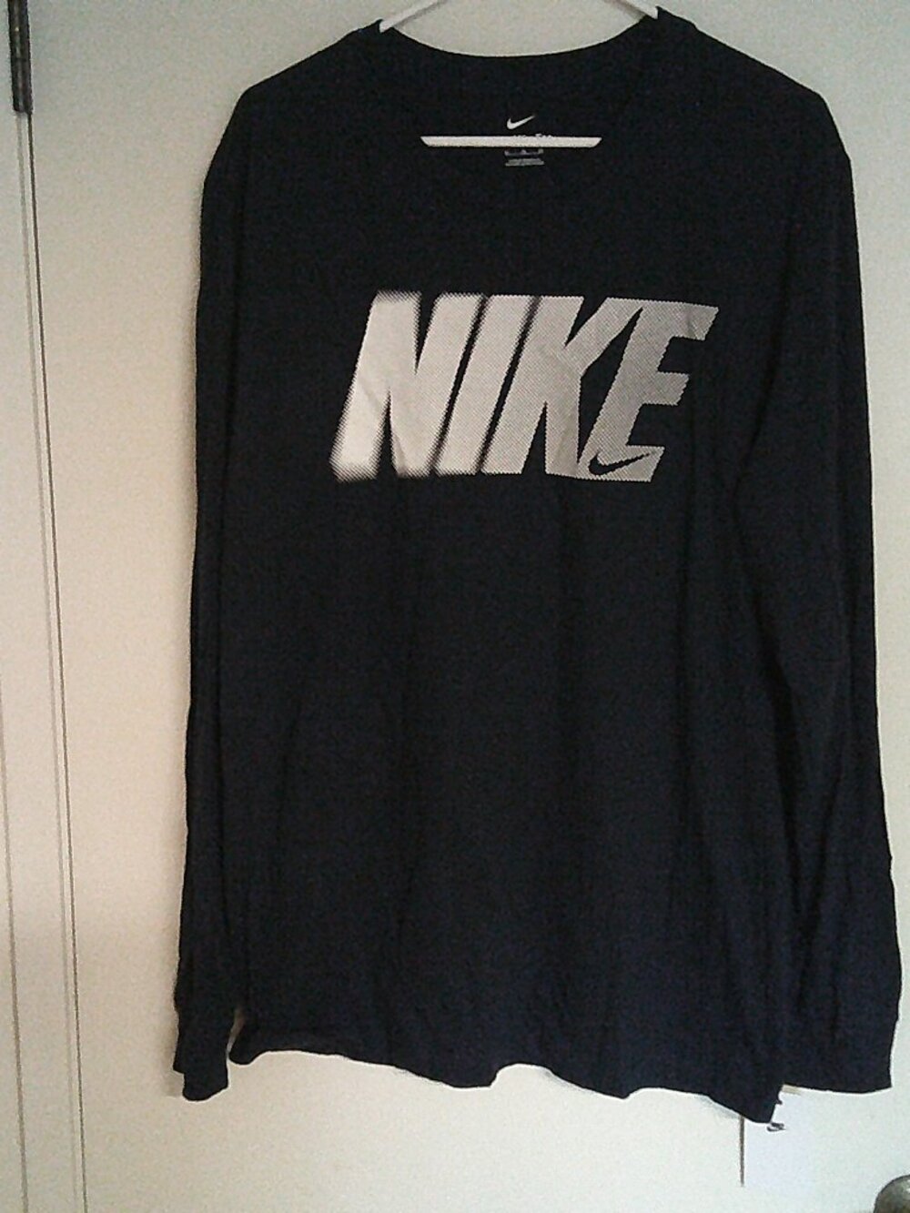 NEW NIKE SPORTSWEAR "Motion Liquid LS Tee" MEN'S NAVY T-SHIRT XL FN8575-419
